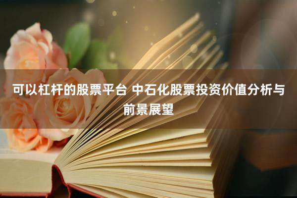 可以杠杆的股票平台 中石化股票投资价值分析与前景展望